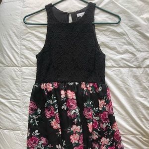 formal floral fit and flare